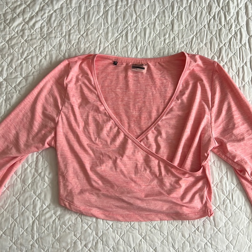 Gymshark Cropped 1/2 Sleeve Ballet Top